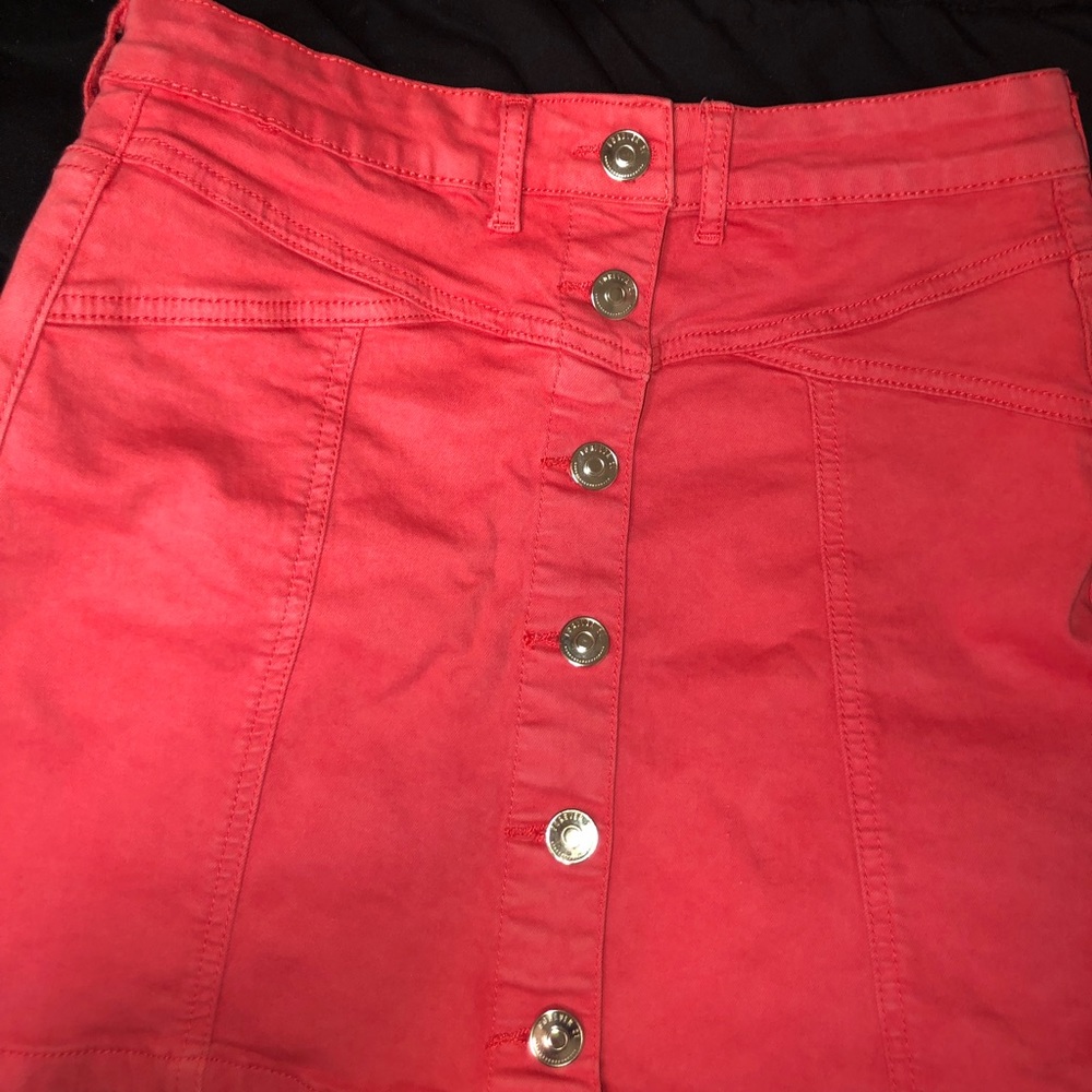 Strawberry a-line skirt